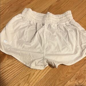 Women's White Athletic Shorts